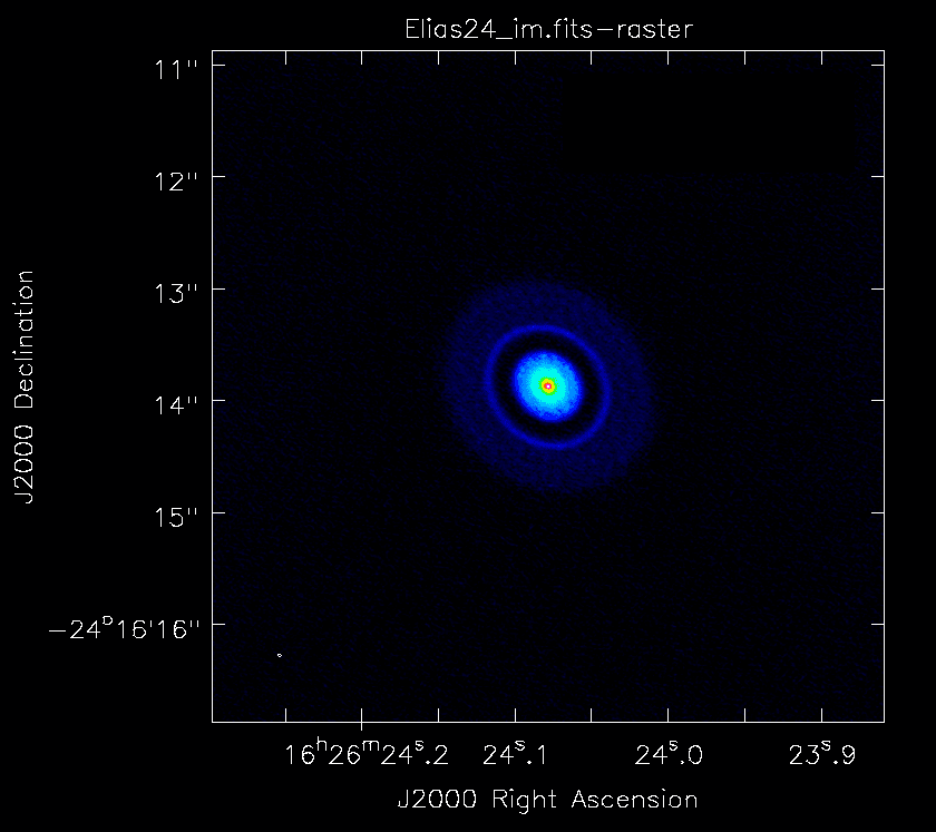 CASA viewer image of the JvM-corrected Elias 24 template