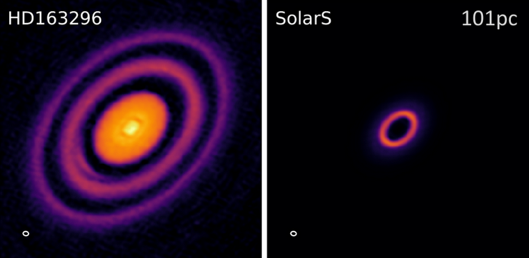 SIMIO example: HD 163296